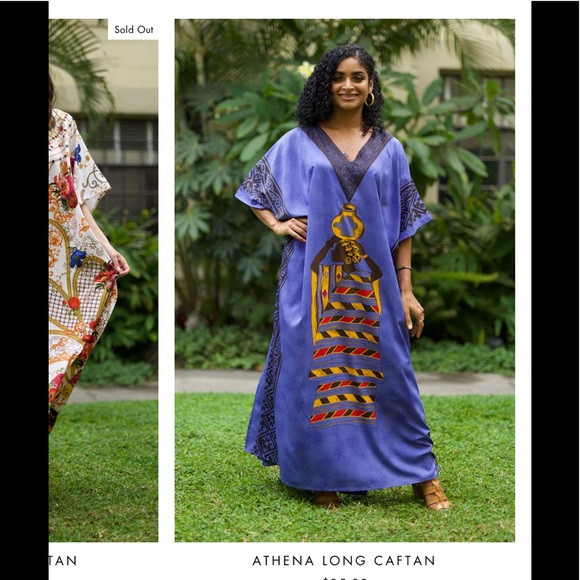 🌷NWT WINLAR WATER PRINCESS COVERUP/ CAFTAN - Picture 7 of 14